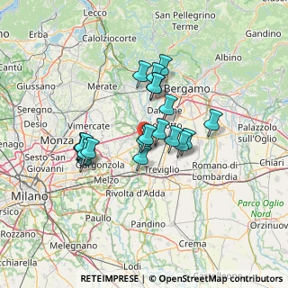 Mappa Piazza del Comune, 24040 Canonica d'Adda BG, Italia (10.903)