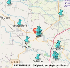 Mappa Via Milano, 30037 Scorzé VE, Italia (4.69167)