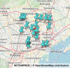 Mappa Via Milano, 30037 Scorzé VE, Italia (11.1745)