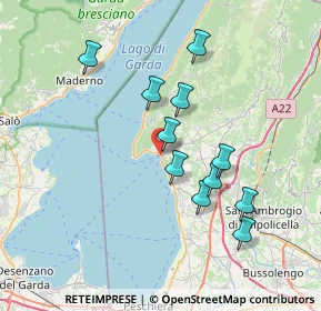 Mappa Via Manzoni, 37016 Garda VR, Italia (6.55636)