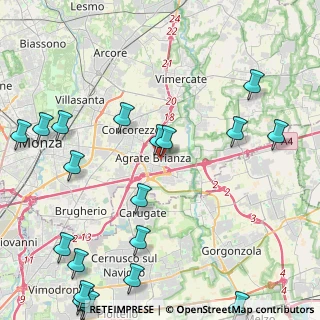 Mappa Via Giuseppe Verdi, 20864 Caponago MB, Italia (6.146)