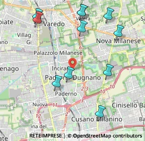Mappa Via S. Michele del Carso, 20037 Paderno Dugnano MI, Italia (2.39182)