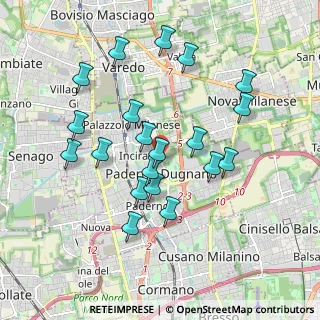 Mappa Via S. Michele del Carso, 20037 Paderno Dugnano MI, Italia (1.7995)
