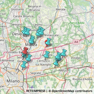 Mappa Via Foscolo Ugo, 20864 Agrate Brianza MB, Italia (7.23368)