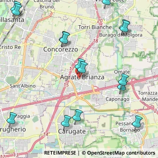 Mappa Via Foscolo Ugo, 20864 Agrate Brianza MB, Italia (2.89933)