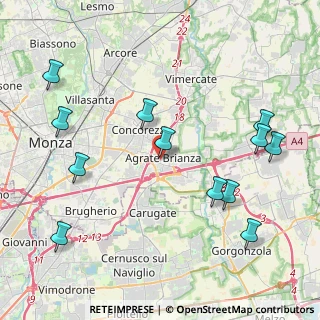Mappa Via Ugo Foscolo, 20864 Agrate Brianza MB, Italia (4.85333)