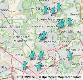 Mappa Via Piemonte, 20030 Senago MI, Italia (4.34)