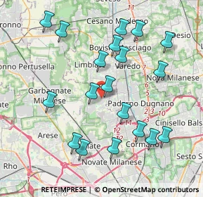 Mappa Via Piemonte, 20030 Senago MI, Italia (4.09368)