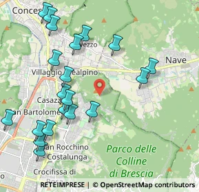 Mappa Via Colle S. Giuseppe, 25133 Brescia BS, Italia (2.3385)