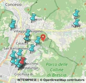 Mappa Via Colle S. Giuseppe, 25133 Brescia BS, Italia (2.7)