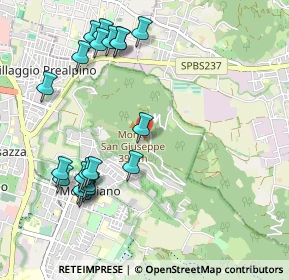 Mappa Via Colle S. Giuseppe, 25133 Brescia BS, Italia (1.148)
