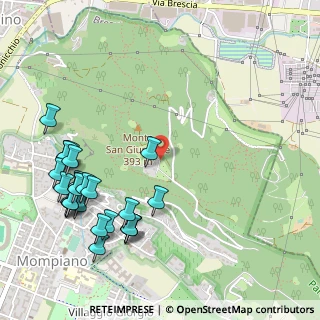 Mappa Via Colle S. Giuseppe, 25133 Brescia BS, Italia (0.64231)