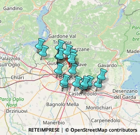 Mappa Via Luigi Gadola, 25136 Brescia BS, Italia (9.268)