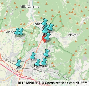 Mappa Via Luigi Gadola, 25136 Brescia BS, Italia (3.14923)