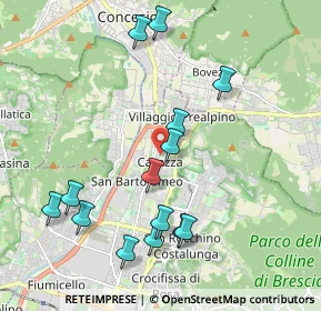 Mappa Via Luigi Gadola, 25136 Brescia BS, Italia (2.11357)