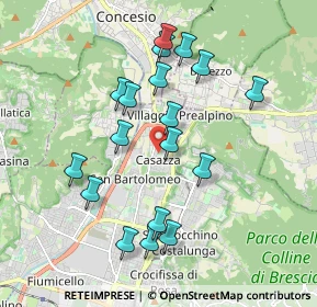 Mappa Via Luigi Gadola, 25136 Brescia BS, Italia (1.82111)