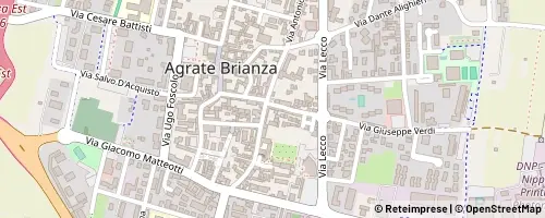 Mappa Agrate Brianza