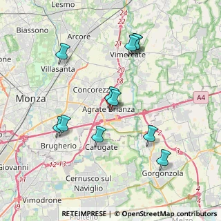 Mappa Via Antonio D'agrate, 20864 Agrate Brianza MB, Italia (3.76727)