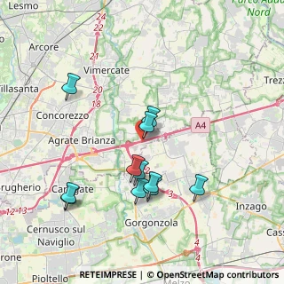 Mappa Via Trivulzina, 20864 Agrate Brianza MB, Italia (3.58364)