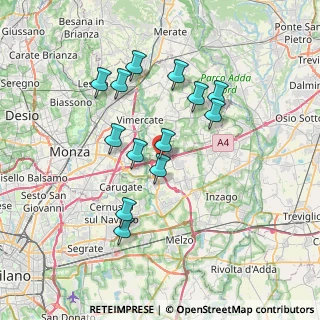 Mappa Via Trivulzina, 20864 Agrate Brianza MB, Italia (6.44308)