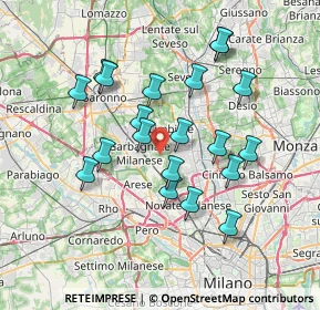 Mappa Via Bellini, 20030 Senago MI, Italia (6.7215)