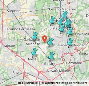 Mappa Via Bellini, 20030 Senago MI, Italia (3.52417)