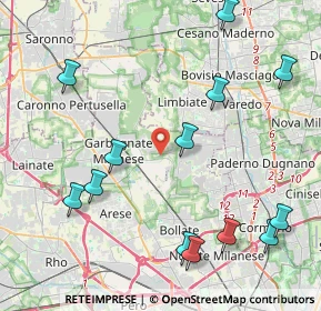 Mappa Via Bellini, 20030 Senago MI, Italia (5.04846)