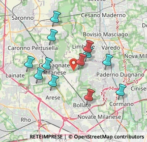 Mappa Via Bellini, 20030 Senago MI, Italia (3.42083)