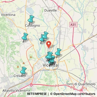 Mappa Via Lago di Levico, 36100 Vicenza VI, Italia (3.26455)