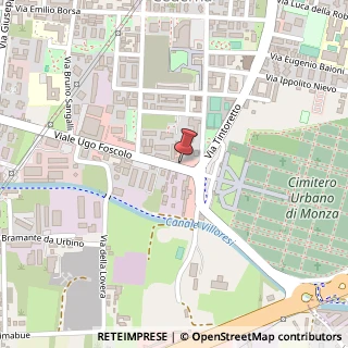 Mappa Viale Foscolo, 73, 20900 Monza, Monza e Brianza (Lombardia)