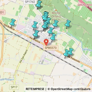 Mappa Via Chiari, 25033 Cologne BS, Italia (1.0135)