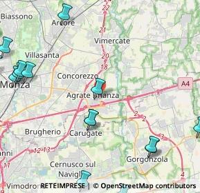 Mappa Via Giuseppe Verdi, 20867 Agrate Brianza MB, Italia (6.79105)