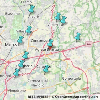 Mappa Via S. Francesco D'Assisi, 20864 Agrate Brianza MB, Italia (4.94455)