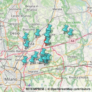 Mappa Via San Francesco D'Assisi, 20864 Agrate Brianza MB, Italia (6.26235)