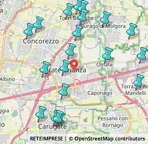Mappa Via Giuseppe Verdi, 20867 Agrate Brianza MB, Italia (2.498)