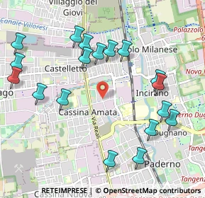 Mappa Via Paolo Magretti, 20037 Paderno Dugnano MI, Italia (1.15667)