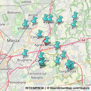 Mappa Via Madonnina, 20864 Agrate Brianza MB, Italia (4.3725)
