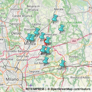 Mappa Via Madonnina, 20864 Agrate Brianza MB, Italia (5.43917)