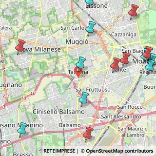 Mappa Via Federico Confalonieri, 20053 Muggiò MB, Italia (3.11929)
