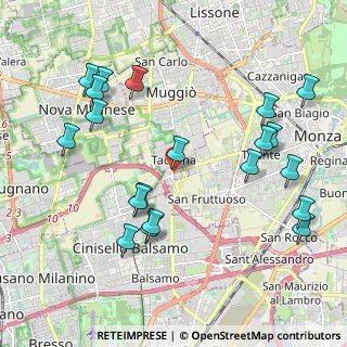Mappa Via Federico Confalonieri, 20053 Muggiò MB, Italia (2.317)
