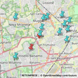 Mappa Via Federico Confalonieri, 20053 Muggiò MB, Italia (2.43846)