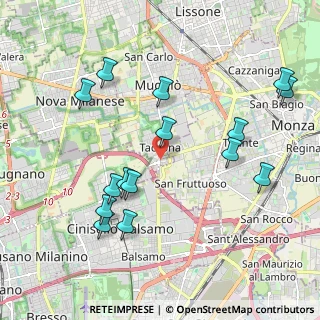 Mappa Via Federico Confalonieri, 20053 Muggiò MB, Italia (2.16867)