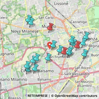 Mappa Via Federico Confalonieri, 20053 Muggiò MB, Italia (2.0495)