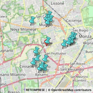 Mappa Via Federico Confalonieri, 20053 Muggiò MB, Italia (2.003)