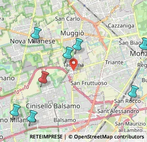 Mappa Via Federico Confalonieri, 20053 Muggiò MB, Italia (3)
