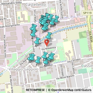 Mappa Via Bachelet, 20037 Paderno Dugnano MI, Italia (0.222)