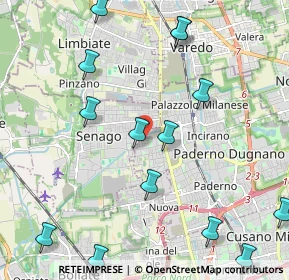 Mappa Via Bachelet, 20037 Paderno Dugnano MI, Italia (2.70267)