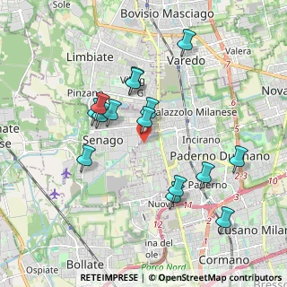 Mappa Via Bachelet, 20037 Paderno Dugnano MI, Italia (1.81)