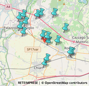 Mappa Via Isola d'Elba, 25033 Cologne BS, Italia (3.76412)