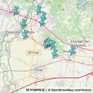 Mappa Via dello Zino, 25033 Cologne BS, Italia (3.82273)